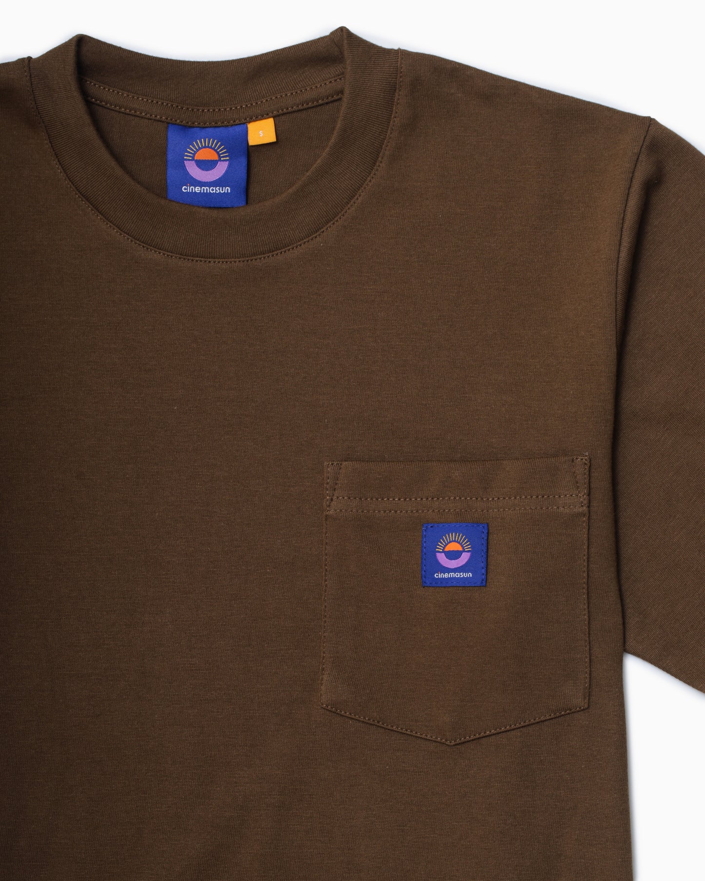 Pocket Heavy Jersey Tee - Carob