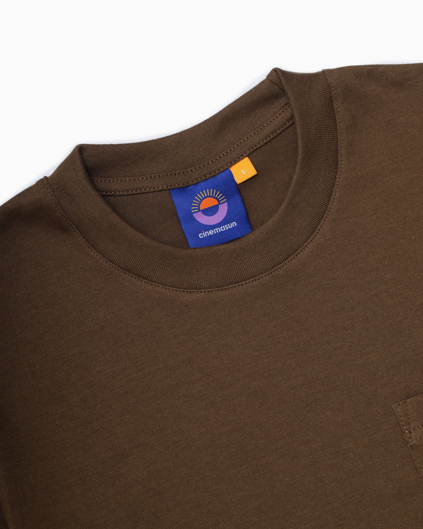 Pocket Heavy Jersey Tee - Carob
