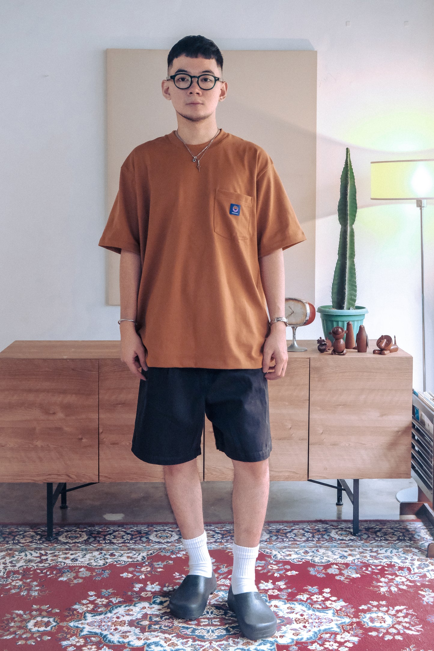 Pocket Heavy Jersey Tee - Oak