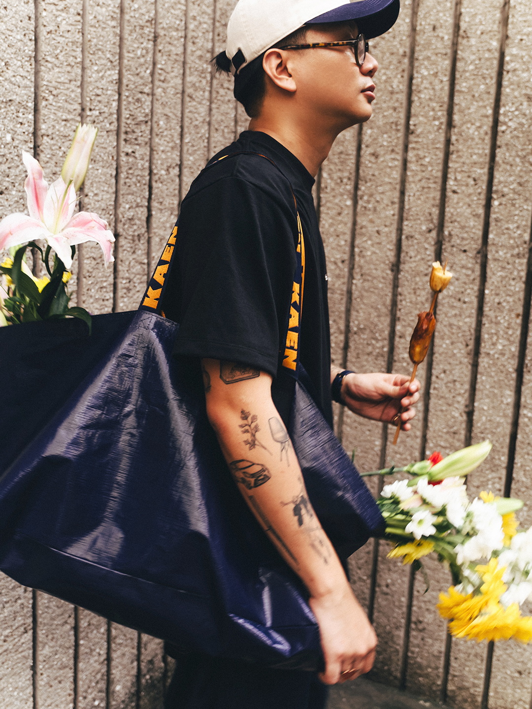 "KAEN" Bag - Navy Blue