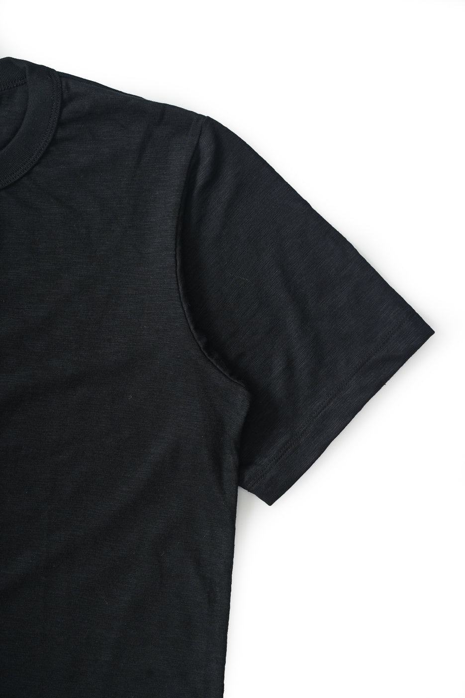 Cotton Slub Tee - Black