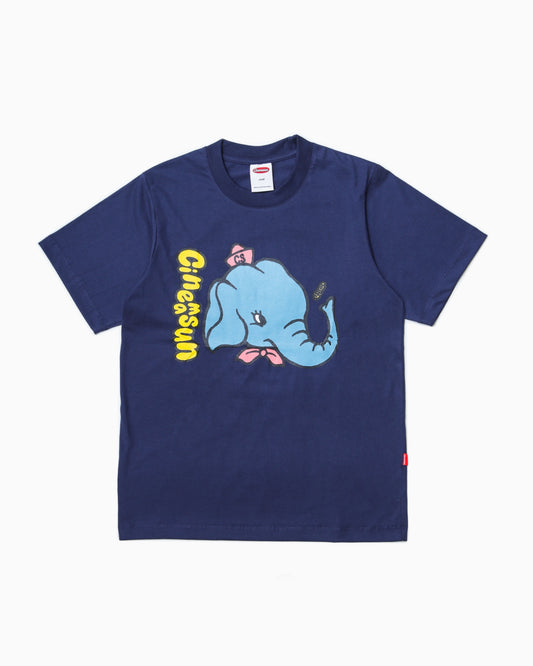 Owen Graphic Cotton Tee - Navy