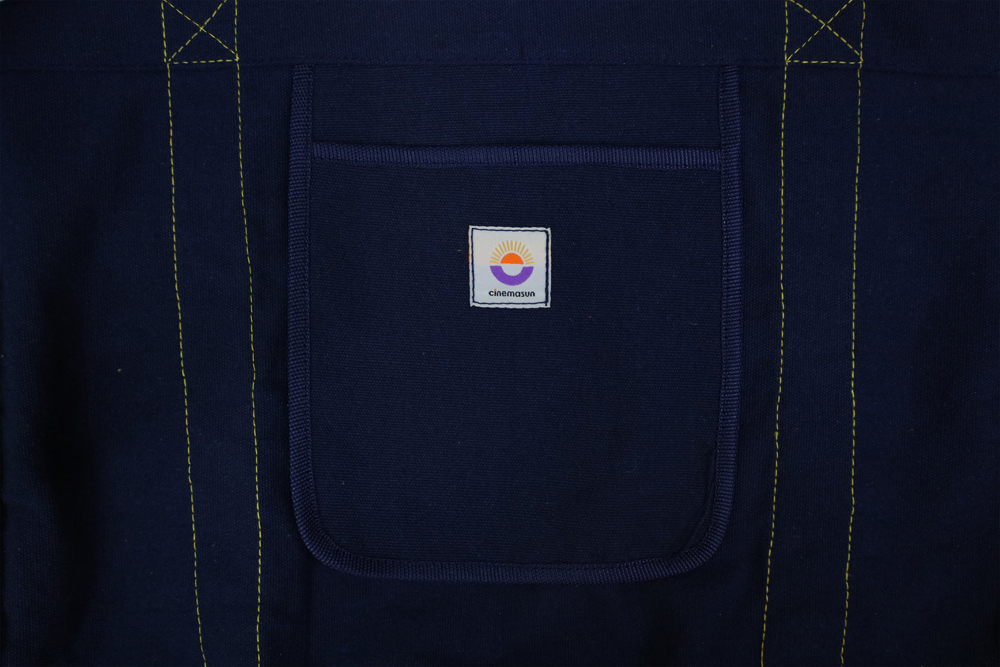 Classic Core Tote Bag - Navy & Canary