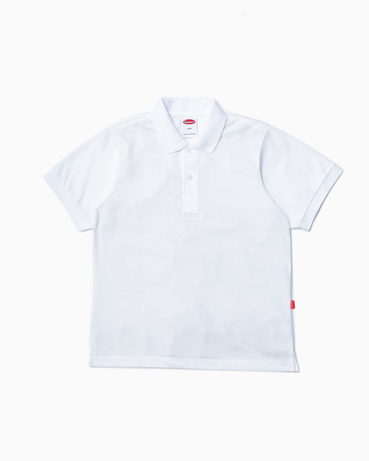 Script Icon Pique Polo Shirt - Ivory
