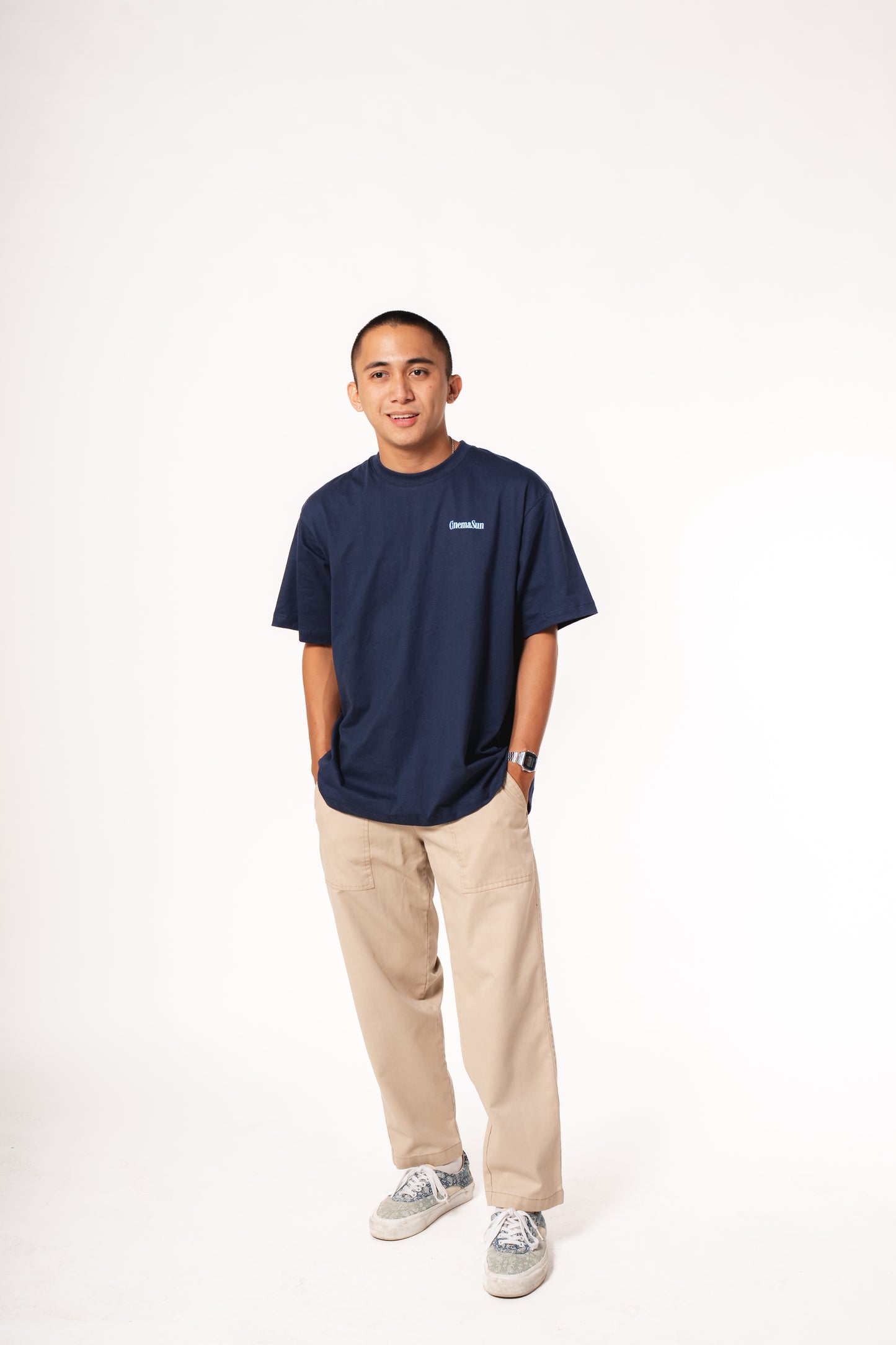 Godfather Cotton Tee - Navy