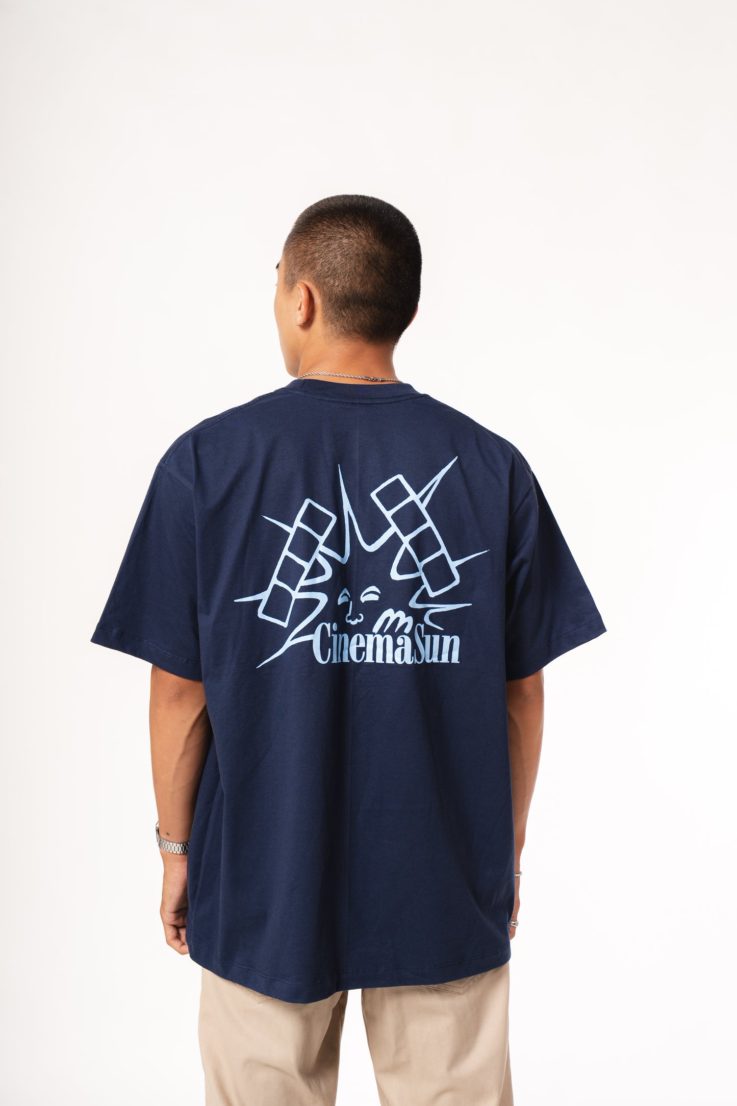 Godfather Cotton Tee - Navy