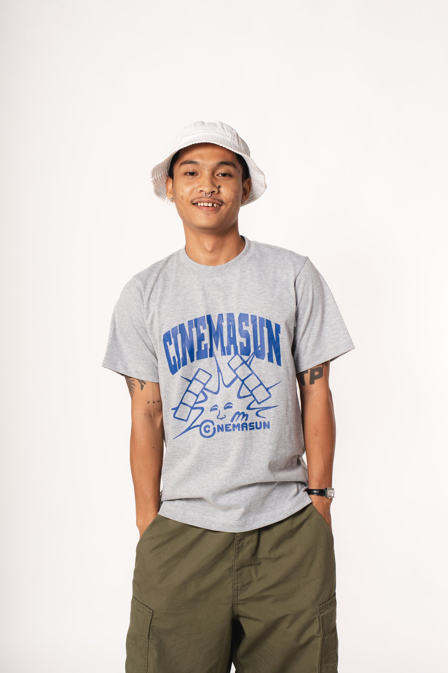Godfather Cotton Tee - Grey