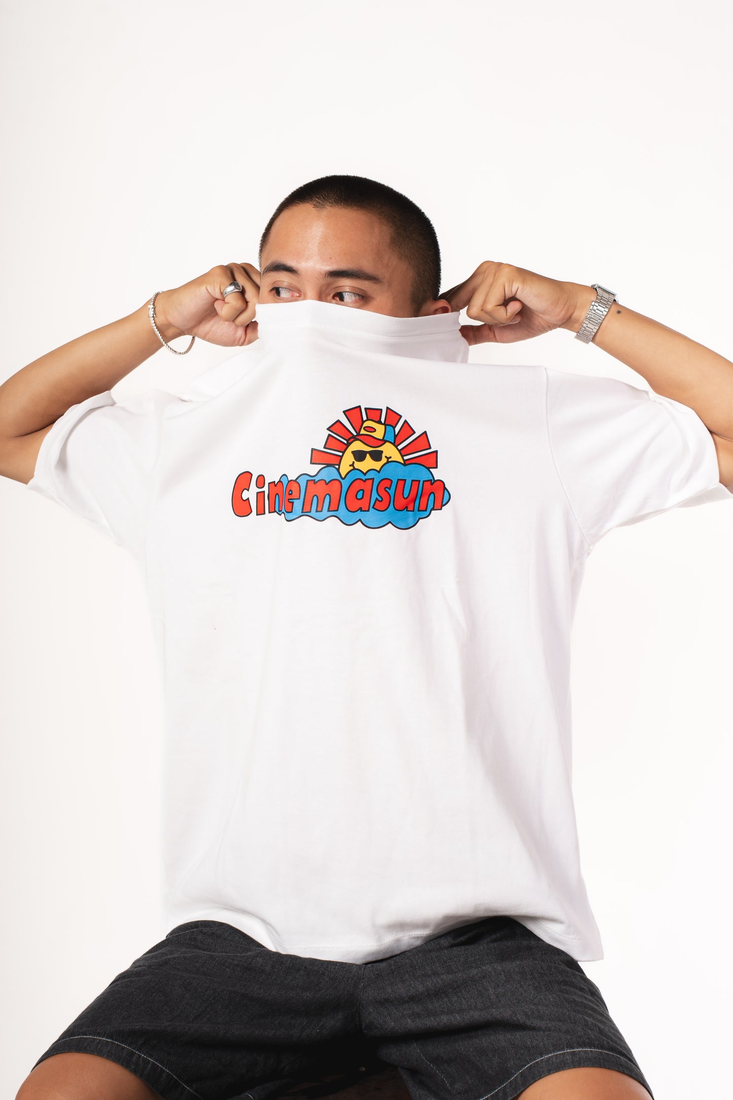 Retro TV Heavy Jersey Tee - White