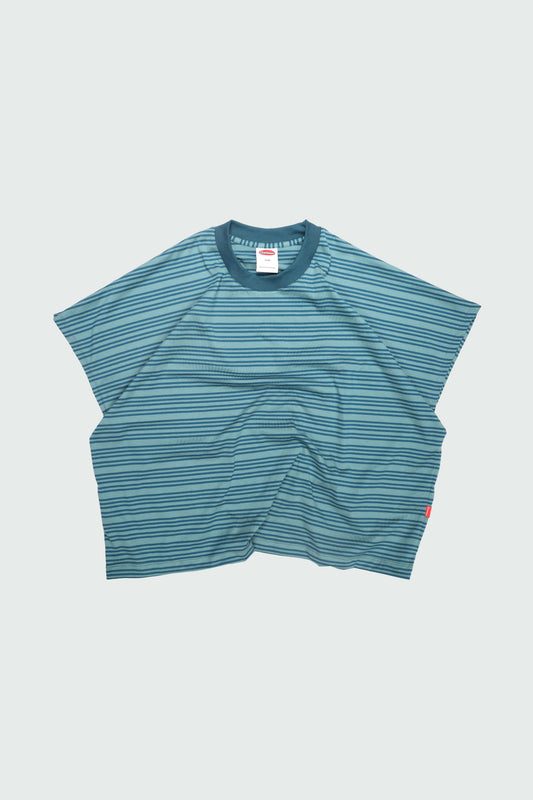 Cotton Stripes Metro Presko - Azure