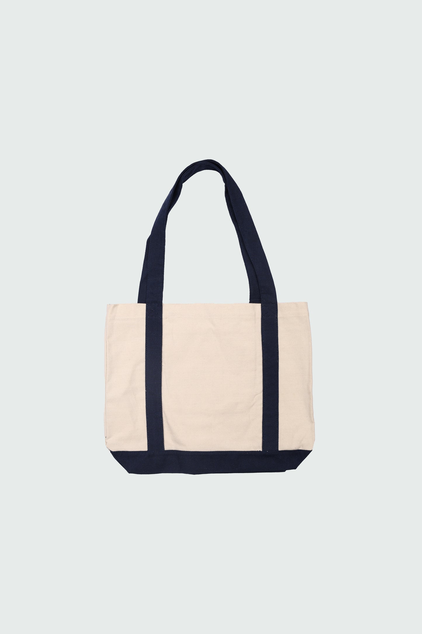 Classic Core Tote Bag - Beige & Navy