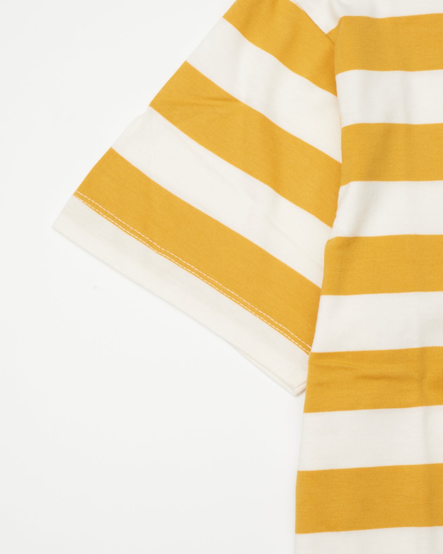 S/S Canary & White Rugger Polo