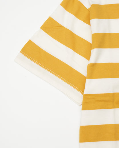 S/S Canary & White Rugger Polo