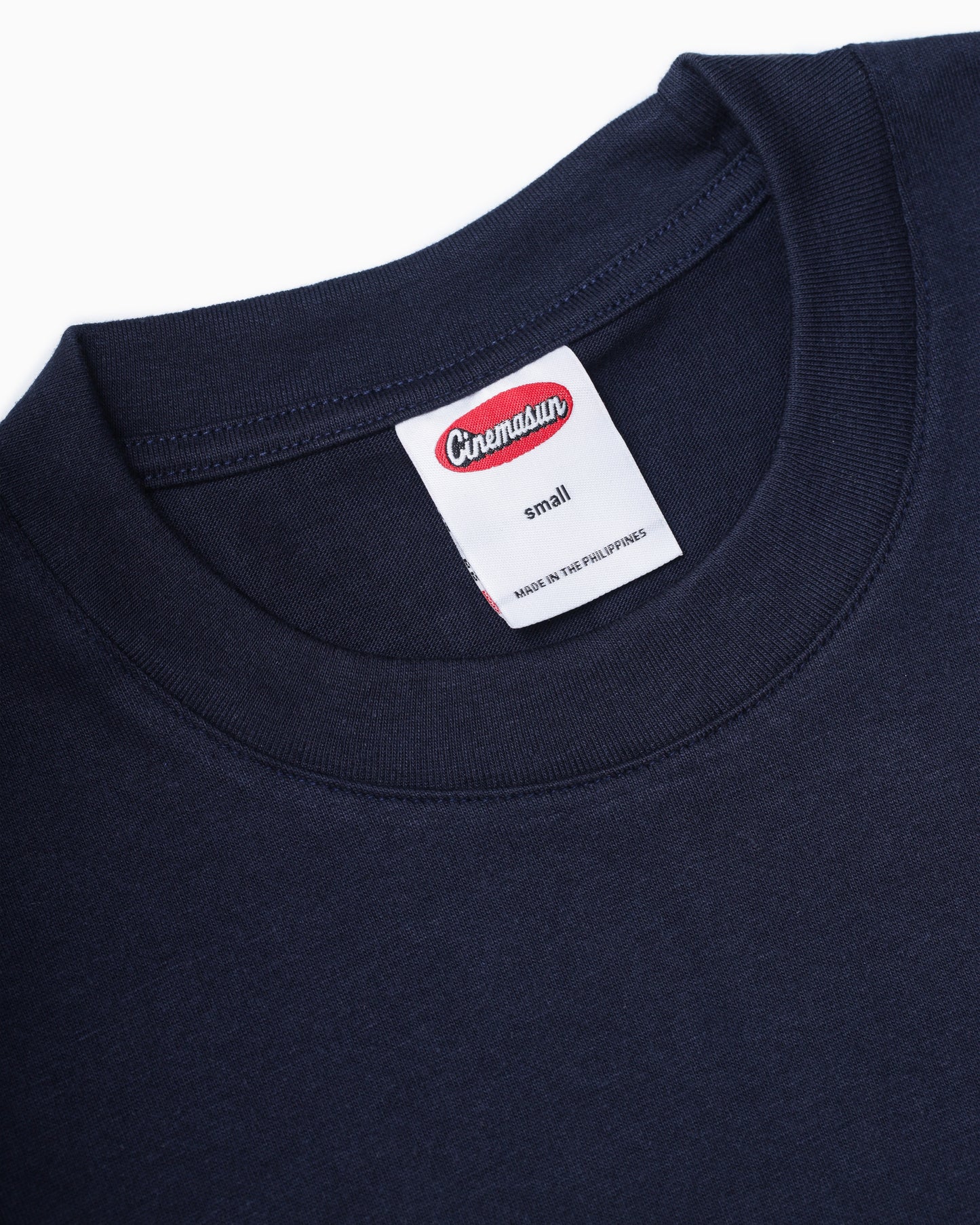 Script Logo Heavy Cotton Tee - Midnight Navy