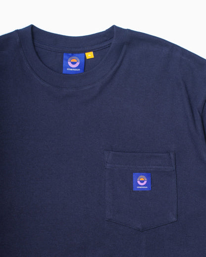 Pocket Heavy Jersey Tee - Navy