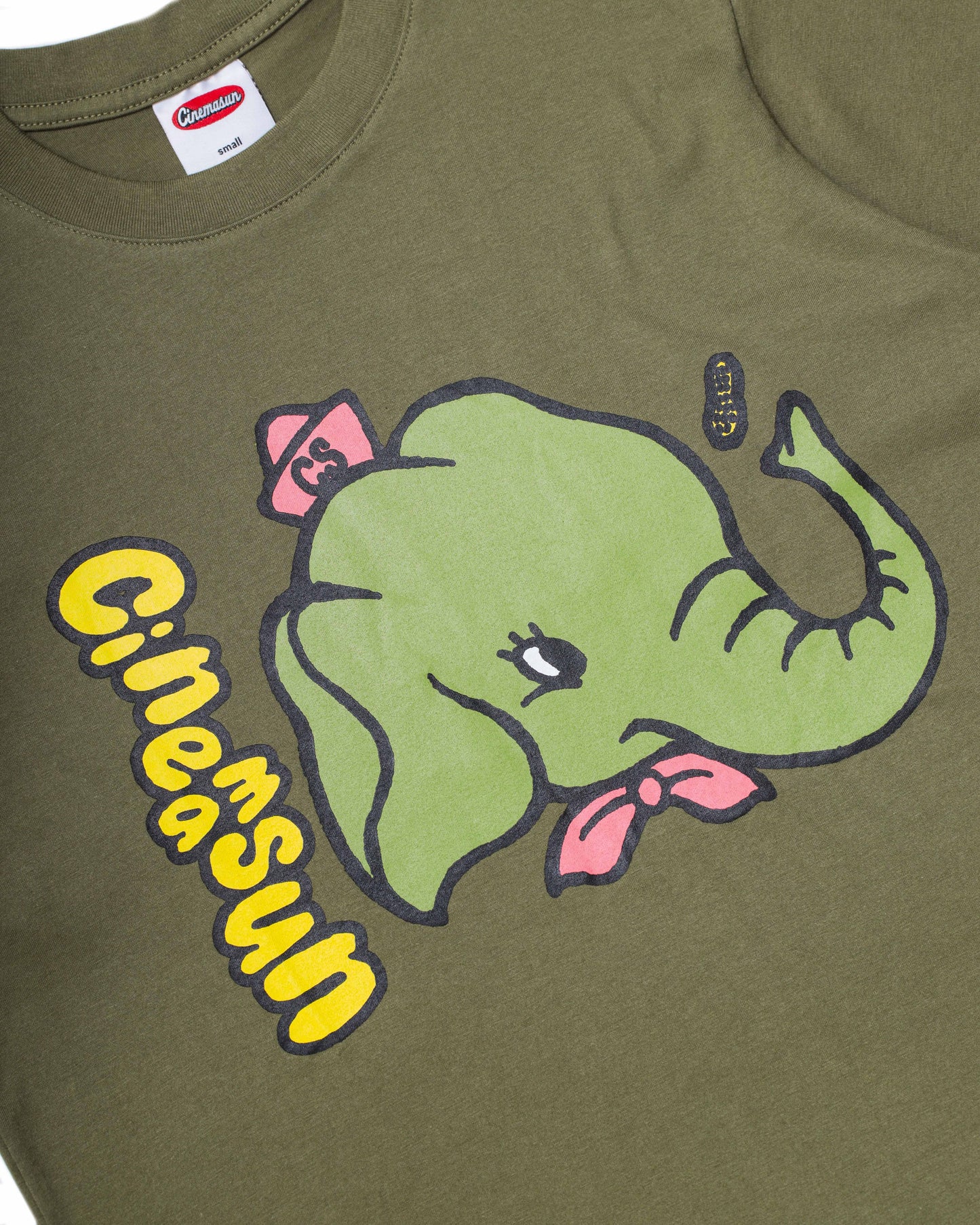 Owen Graphic Cotton Tee - Olive