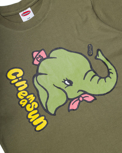 Owen Graphic Cotton Tee - Olive