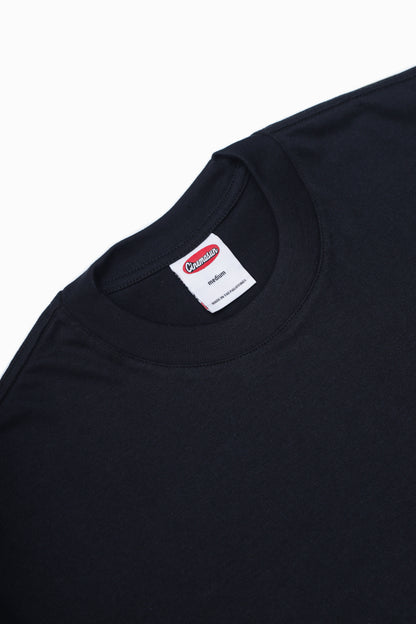 Tempo Heavy Jersey Cropped Tee - Black