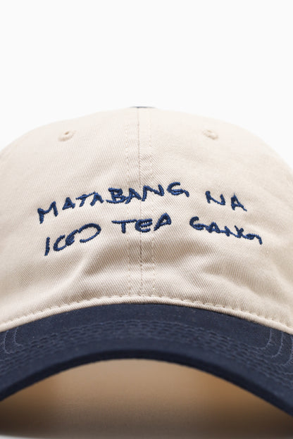 Matabang Na Iced Tea Gang Cap - Latte/Navy