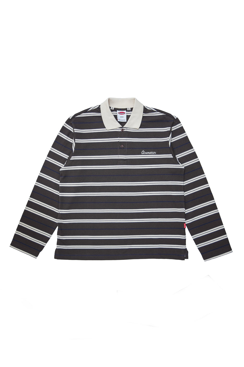 Script Logo Long Sleeves Polo - Carob