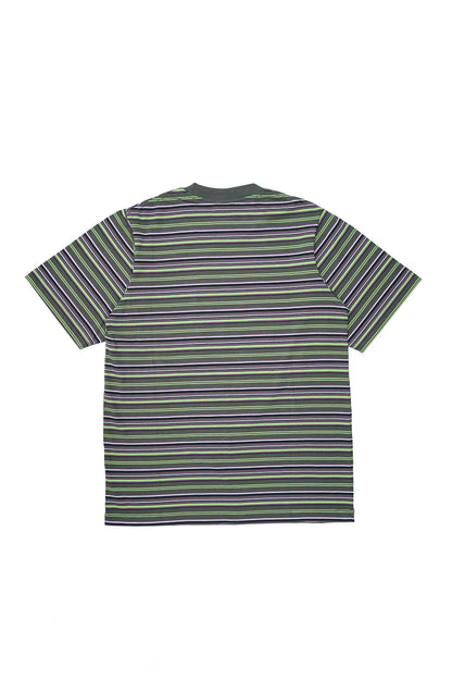 Pocket Stripes Jersey Tee - Green