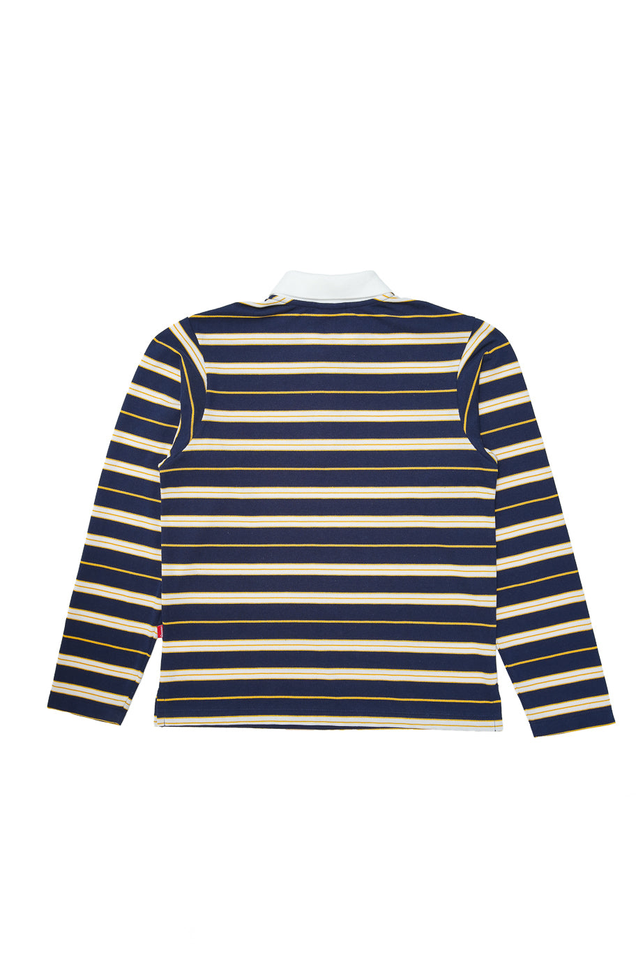 Script Logo Long Sleeves Polo - Royal Blue