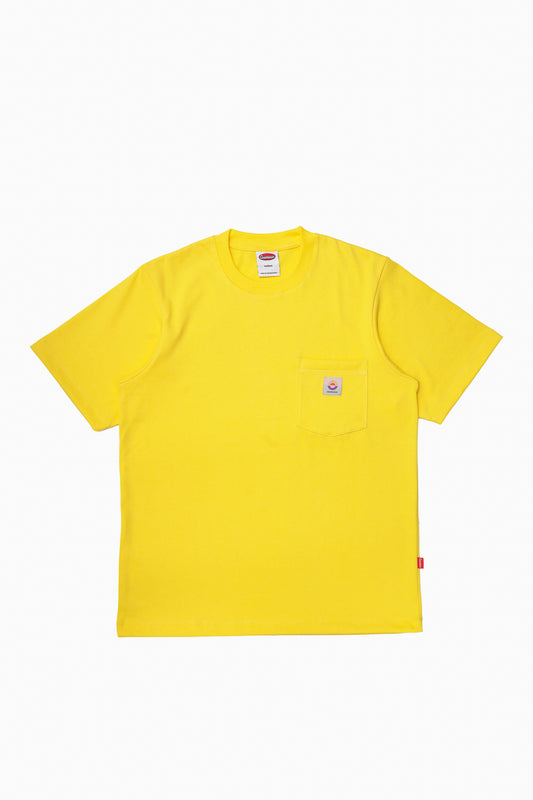 Pocket Heavy Jersey Tee - Post Yellow