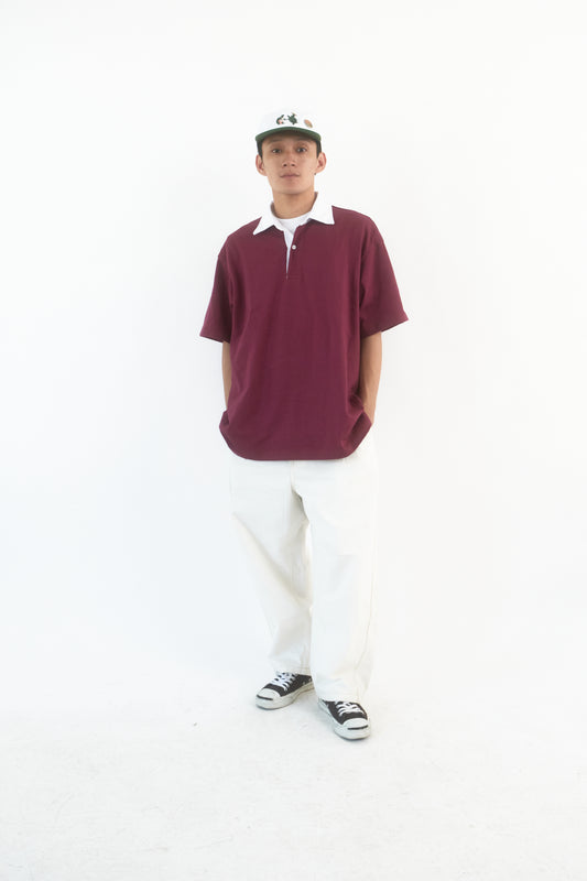 S/S Wine Rugger Polo