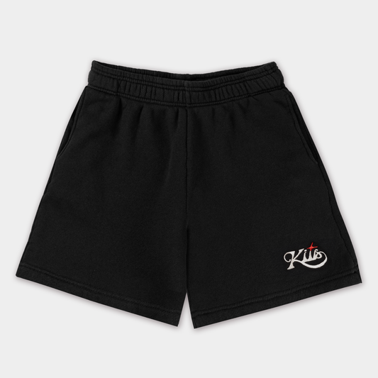 Black Kits Lounge Shorts