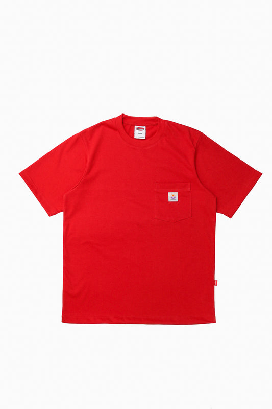Pocket Heavy Jersey Tee - Racing Red