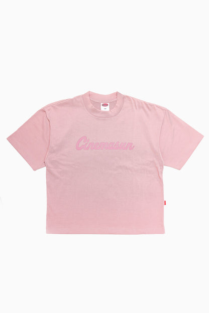 Script Graphics Heavy Jersey Tempo Tee - Lobster
