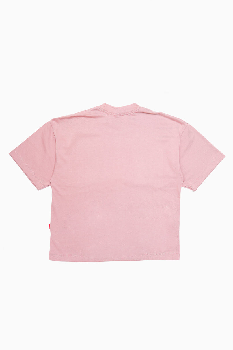 Script Graphics Heavy Jersey Tempo Tee - Lobster