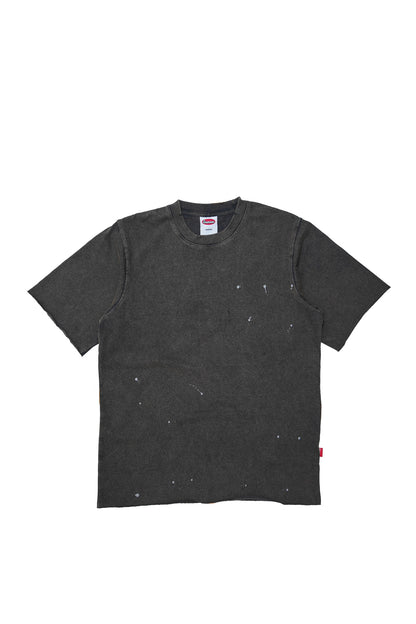 Distressed Heavy Jersey Tee - Black