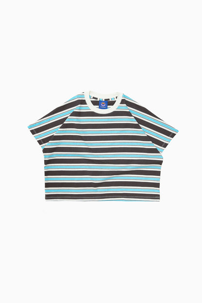 Cotton Stripes Baby Presko - Sky