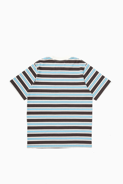 Pocket Stripes Jersey Tee - Sky