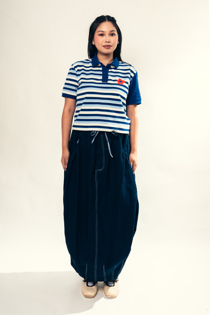 Ginataang Bilo-Bilue Cropped Polo