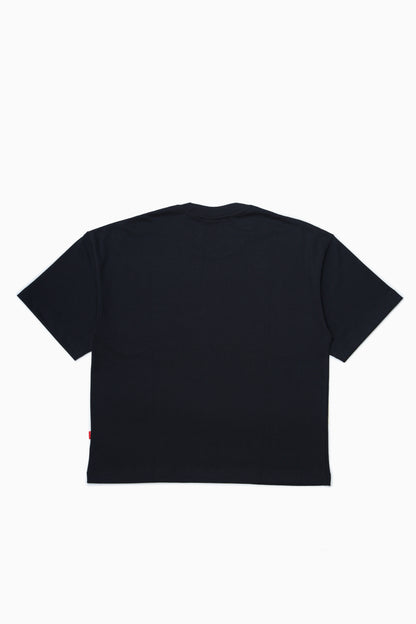 Tempo Heavy Jersey Cropped Tee - Black