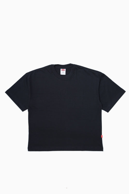 Tempo Heavy Jersey Cropped Tee - Black