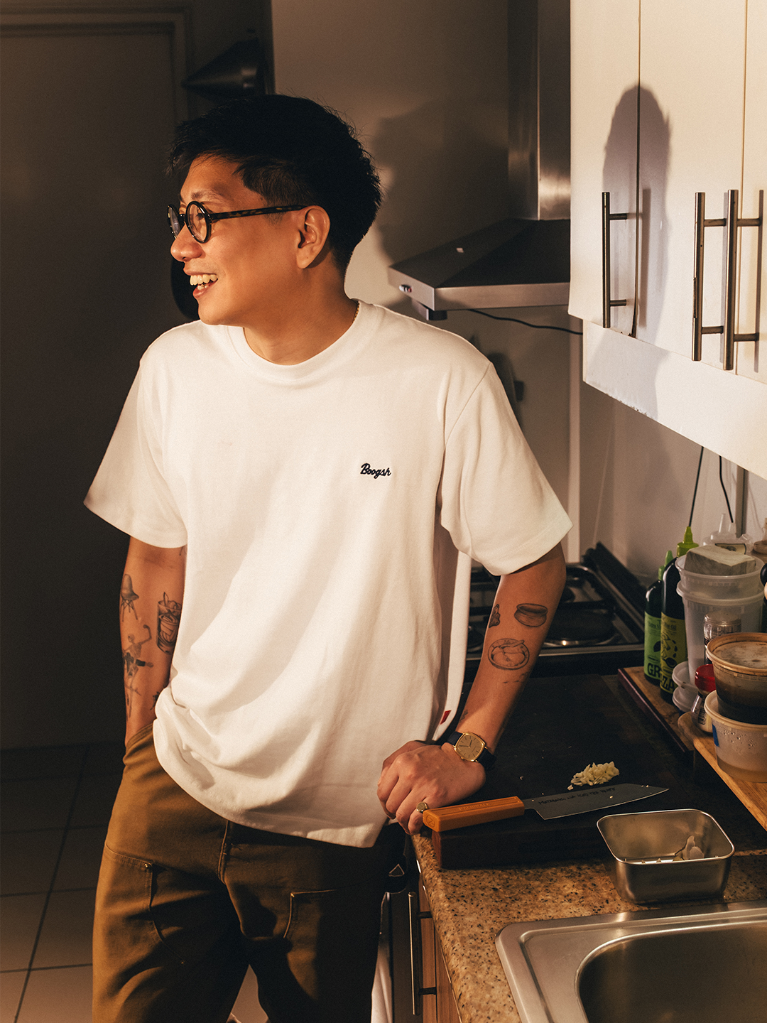 Boogsh Heavy Jersey Tee - White