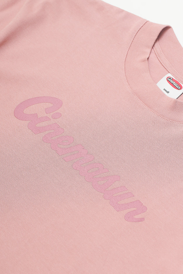 Script Graphics Heavy Jersey Tempo Tee - Lobster