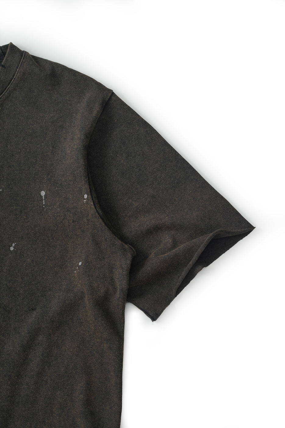 Distressed Heavy Jersey Tee - Black