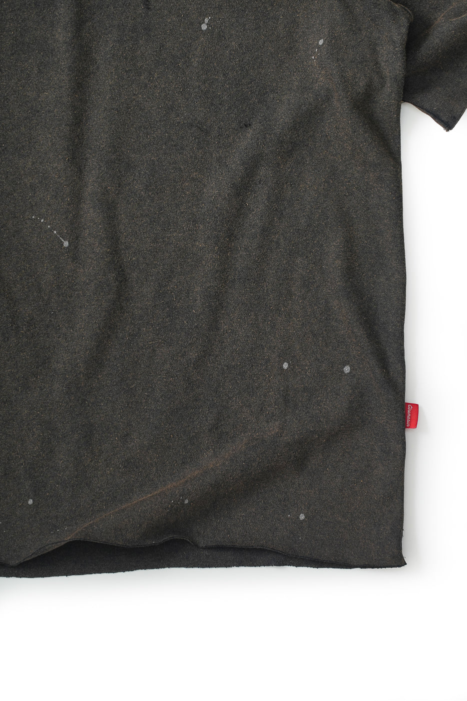 Distressed Heavy Jersey Tee - Black