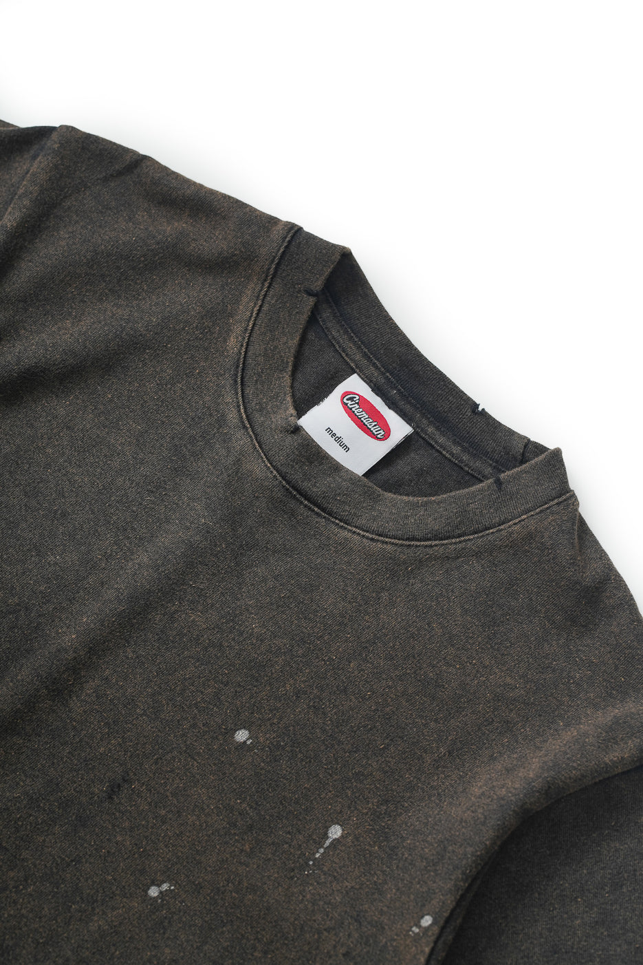 Distressed Heavy Jersey Tee - Black