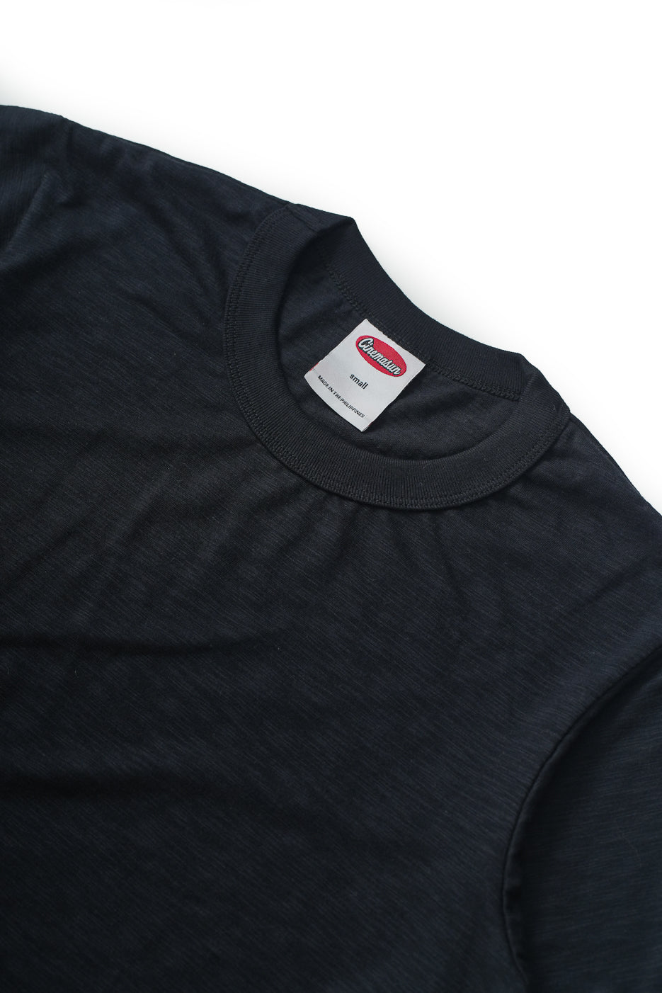 Cotton Slub Tee - Black