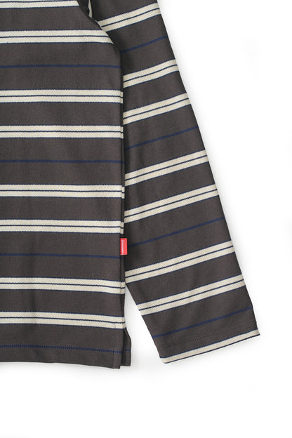 Script Logo Long Sleeves Polo - Carob
