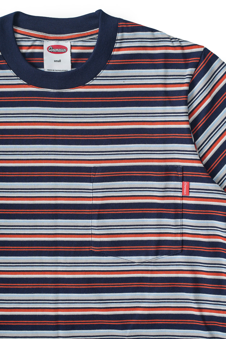 Pocket Stripes Jersey Tee - Royal Blue