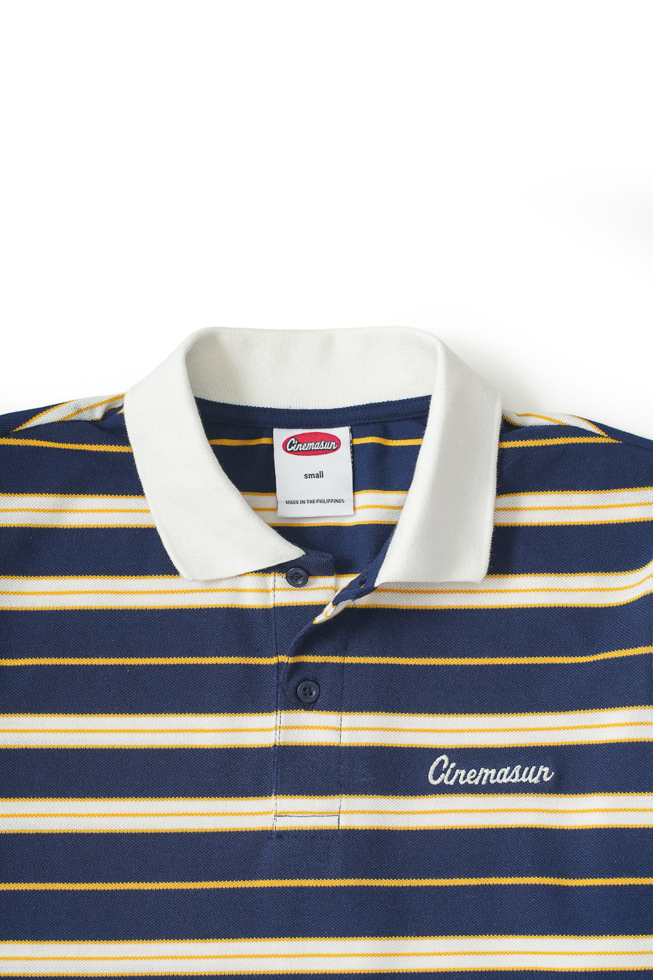 Script Logo Long Sleeves Polo - Royal Blue
