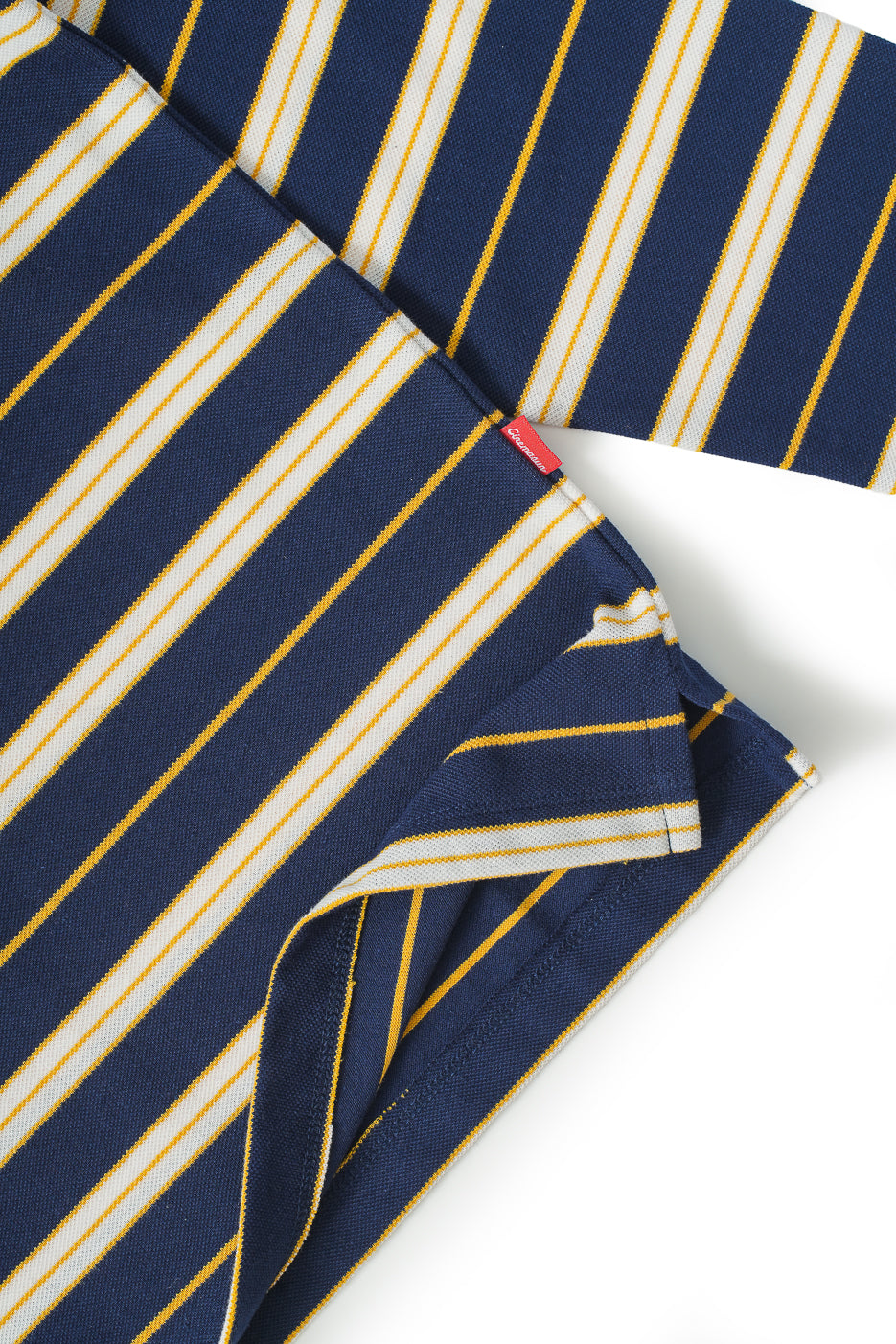 Script Logo Long Sleeves Polo - Royal Blue