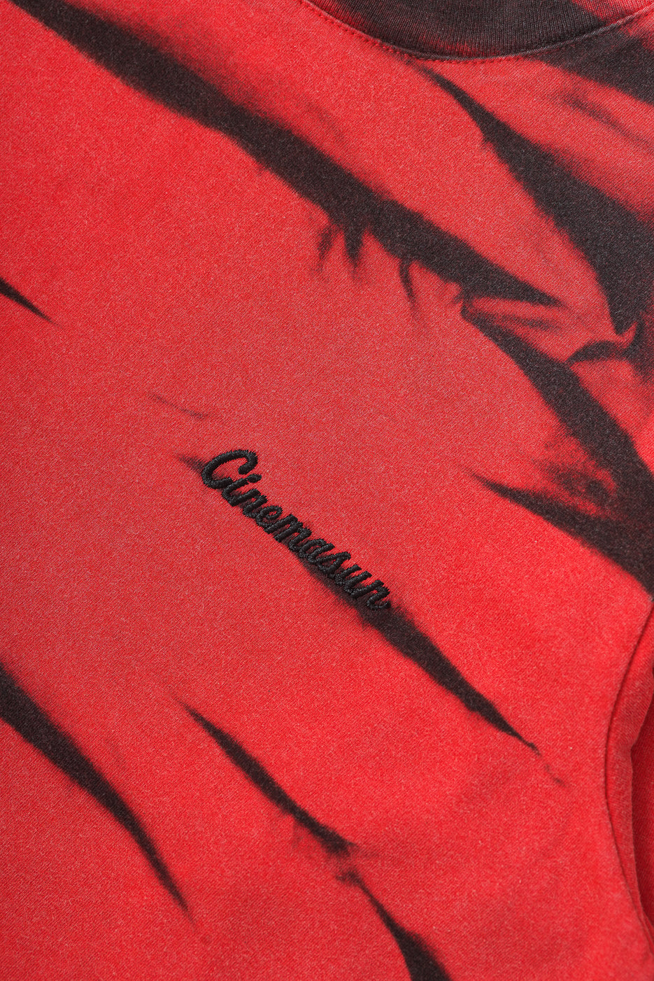 Cotton Tiger Stripes L/S - Scarlet