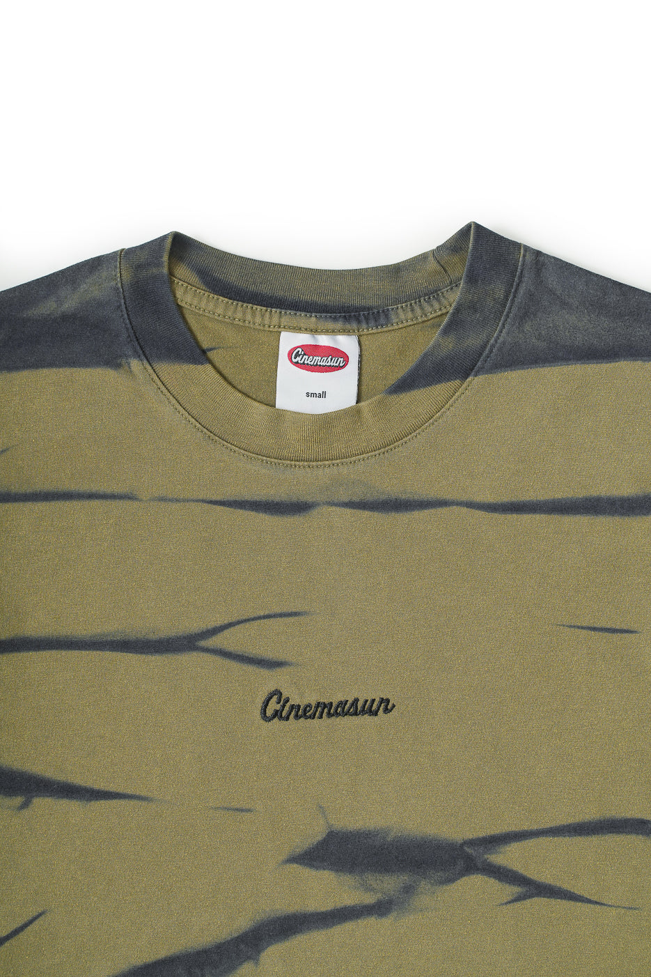 Cotton Tiger Stripes S/S Tee - Forest