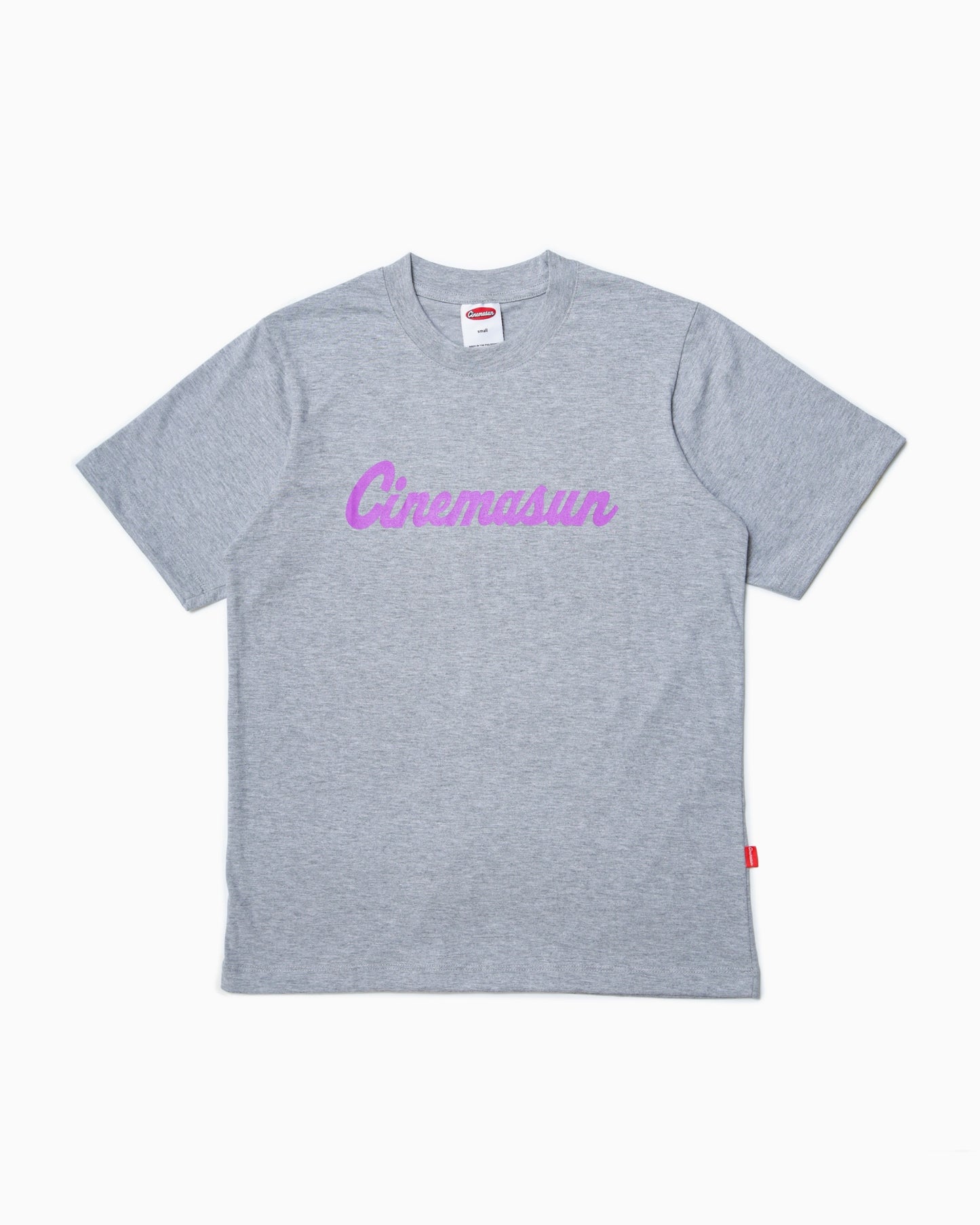Script Graphic Cotton Tee - Heather